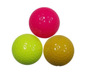 China Fluoreszenzgolf/Zwei-Stücke-Golfball/2PC Golf-Übungsball/Golfball fournisseur
