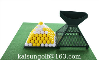 China Golfball lud Metallcodesoftball-Turmtrichter von Golfausrüstung Pyramidencode-Ballentwickler fournisseur