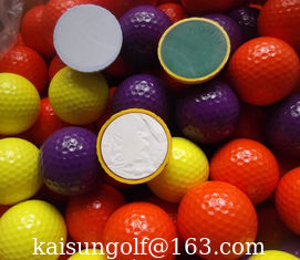 China Farbestrecken-Golfbälle mit zwei Stücken fournisseur