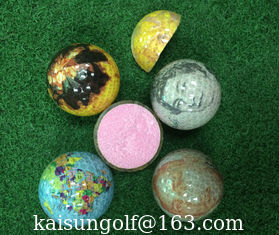 China transparenter Golfball mit Muster fournisseur