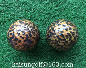 China transparenter Golfball mit Leoparden, cooleye fournisseur