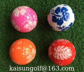 China Logogolfball mit Blume fournisseur