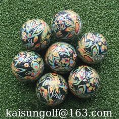 China Logo Golfball mit Pfau fournisseur