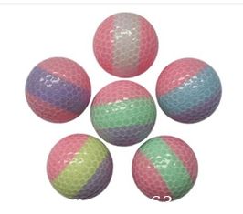 China Kristallgolfball mit zwei Stücken, Golfball fournisseur