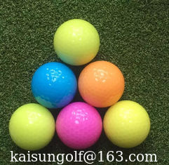 China Farbkristall-Golfball mit zwei Stücken fournisseur