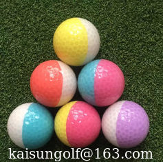 China Kristallgolfball mit zwei Stücken, Golfball, Praxisball setzend fournisseur
