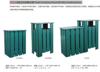 China Abfall-Behälter-/Divot-Mischungs-Kasten-Kombinationen fournisseur