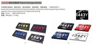 China Plastikyardzahl-Markierungen fournisseur