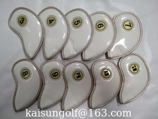 China Eiserne Kopfbedeckungen, Golf-Kopfhüllen, Golf-Kopfhüllen, Eisene Kopfbedeckungen, Golfschläger-Kopfhüllen mit Eisen fournisseur