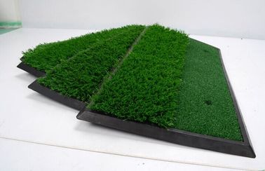 Doppelgrasige Schwingmatte für den Golf, Splittermatte, Indoor-Golf-Praxismatte, doppelverwendbar fournisseur