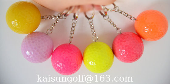 Golfball mit Schlüsselanhänger/Geschenkgolfball fournisseur