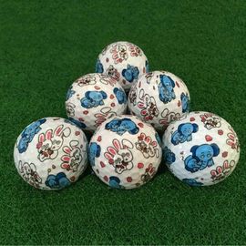 Logo Golfball mit Kaninchen und Elefanten, Golfball fournisseur
