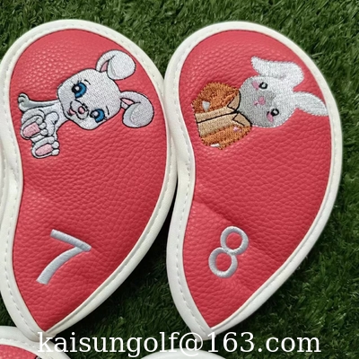 Eisenkopfabdeckungsgolf headcover Golf headcovers bügeln headcover Kaninchen fournisseur