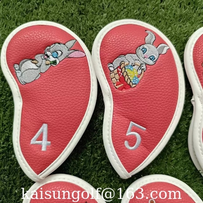Eisenkopfabdeckungsgolf headcover Golf headcovers bügeln headcover Kaninchen fournisseur