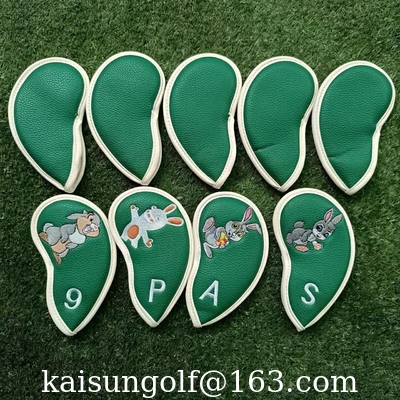 Eisenkopfabdeckungsgolf headcover Golf headcovers bügeln headcover Kaninchen fournisseur