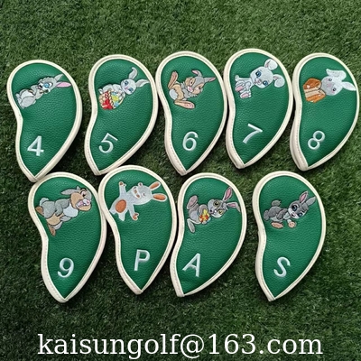Eisenkopfabdeckungsgolf headcover Golf headcovers bügeln headcover Kaninchen fournisseur
