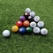 niedriger Schlaggolfball des Minigolfballs mit zwei Stücken Minigolfballputter-Ball, die Ballbillardkugel setzen fournisseur