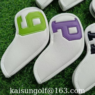 Eisenkopfabdeckungsgolf headcover Golf headcovers bügeln headcover Golfabdeckung fournisseur