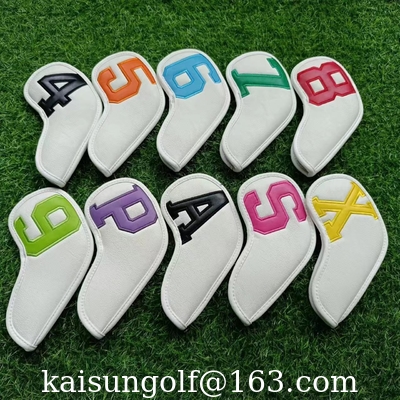 Eisenkopfabdeckungsgolf headcover Golf headcovers bügeln headcover Golfabdeckung fournisseur