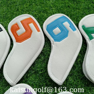 Eisenkopfabdeckungsgolf headcover Golf headcovers bügeln headcover Golfabdeckung fournisseur