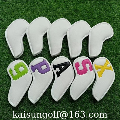 Eisenkopfabdeckungsgolf headcover Golf headcovers bügeln headcover Golfabdeckung fournisseur