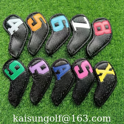 Eisenkopfabdeckungsgolf headcover Golf headcovers bügeln headcover Golfabdeckung fournisseur