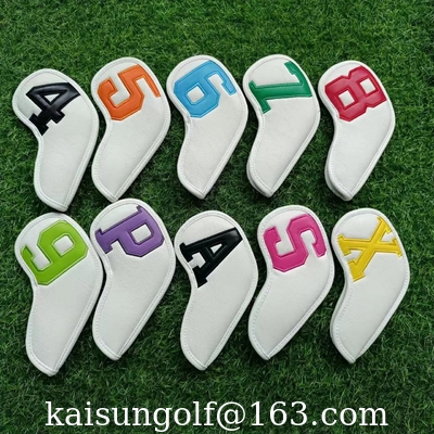 Eisenkopfabdeckungsgolf headcover Golf headcovers bügeln headcover Golfabdeckung fournisseur