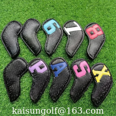 Eisenkopfabdeckungsgolf headcover Golf headcovers bügeln headcover Golfabdeckung fournisseur