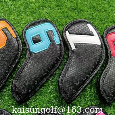 Eisenkopfabdeckungsgolf headcover Golf headcovers bügeln headcover Golfabdeckung fournisseur