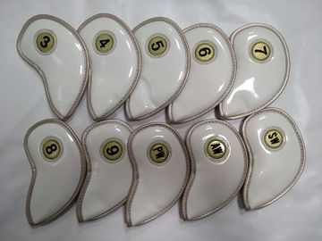 Eiserne Kopfbedeckungen, Golf-Kopfhüllen, Golf-Kopfhüllen, Eisene Kopfbedeckungen, Golfschläger-Kopfhüllen mit Eisen fournisseur